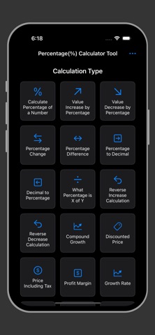 Percentage Calculator Tool-% Screenshot 1 of 8