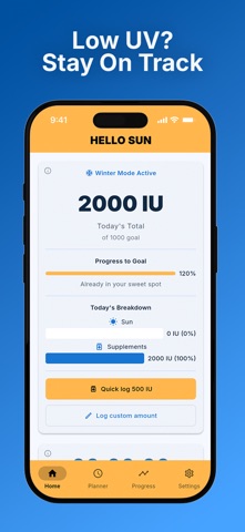 Hello Sun - Vitamin D Tracker Screenshot 6 of 9