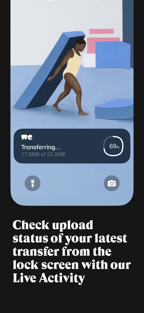 WeTransfer: Transfer Files - Suivi en temps réel