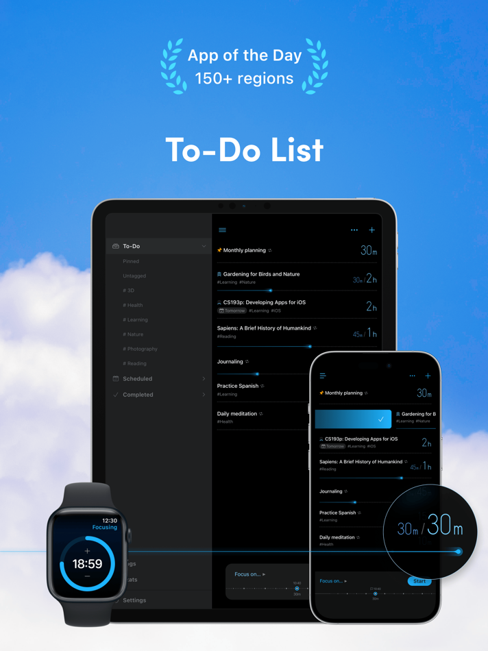 #2. Bluebird Focus Timer (macOS) 由: Cub & Pup