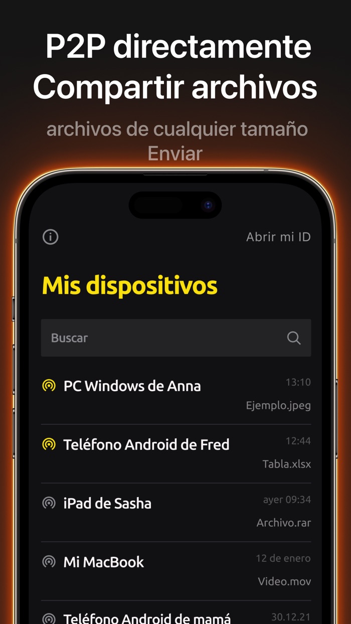 Chicken App Share, Send Files