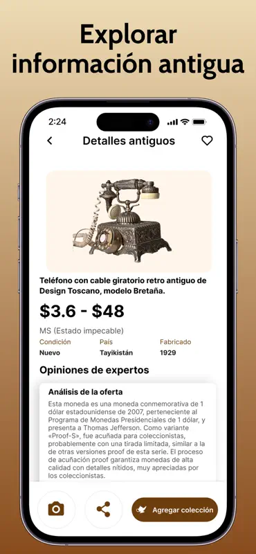 Valuador de Antigüedades: Scan screenshot 3 of 5