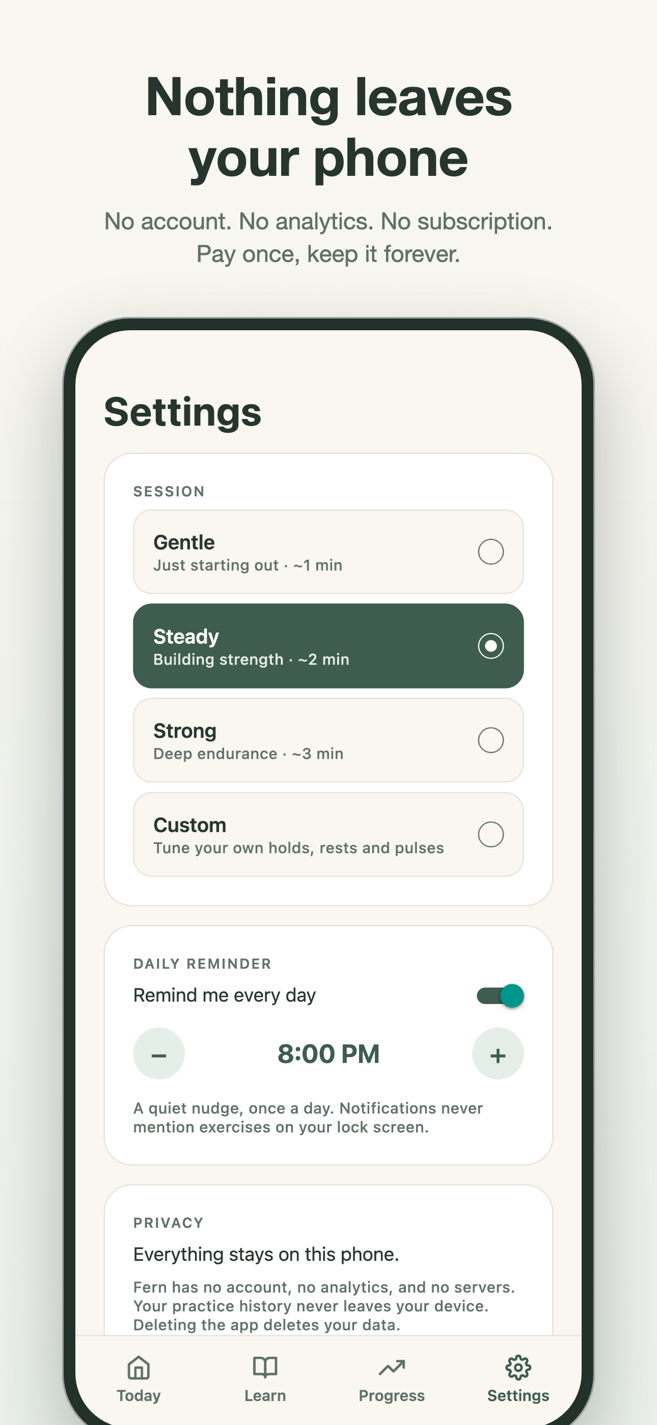 Fern: Pelvic Floor Trainer screenshot 5
