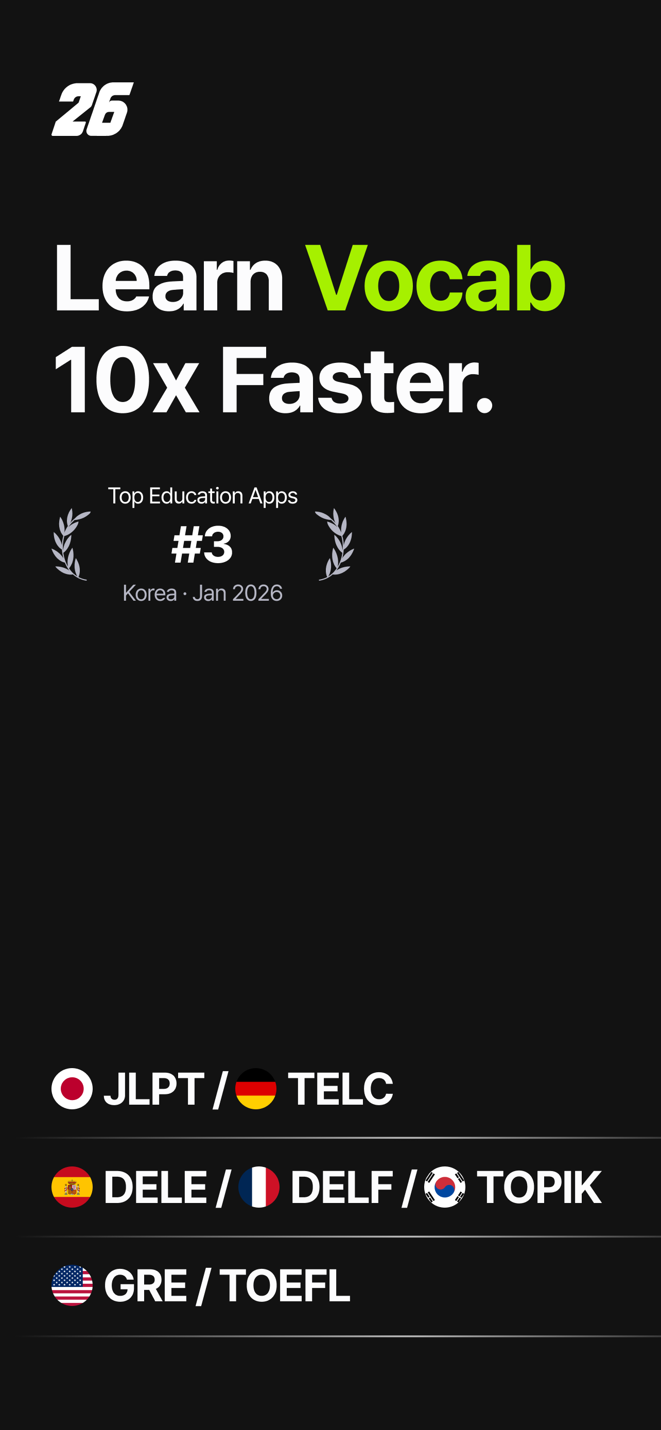 26s: Vocabulary Builder