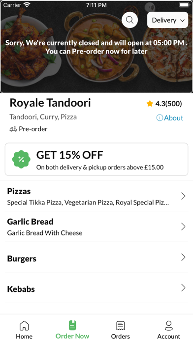 Royale Tandoori Screenshot