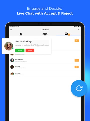 Mobikul ChatWhizz iPad screenshot