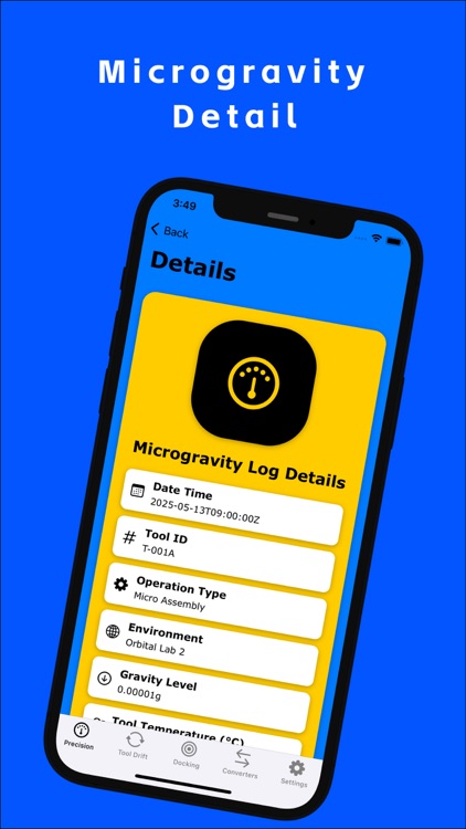 PrecisionMicrogravity