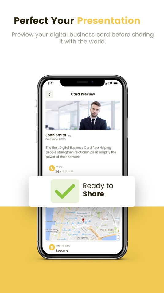 #6. Digital Info/Business Card (iOS) 由: Webicosoft (Private) Limited