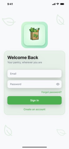 PurePantry App screenshot