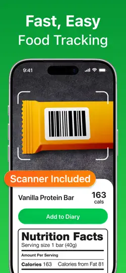 Скриншот Calorie Counter - MyNetDiary на iPhone 2