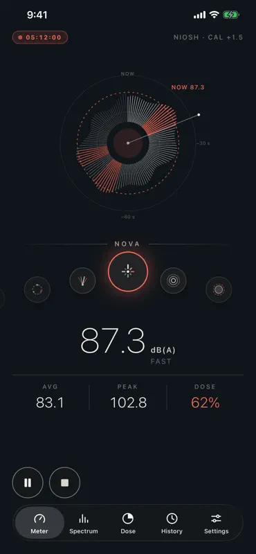 Sonomètre Sonolab: Decibel dB screenshot 1 of 9
