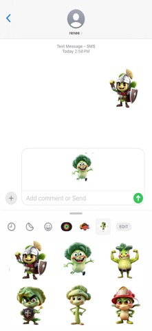 Strong Cabbage Stickers screenshot