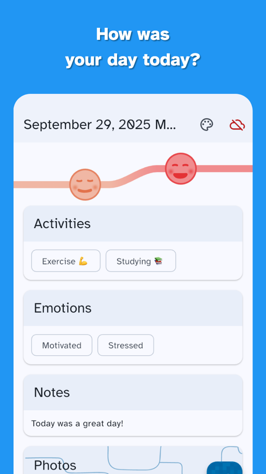 #1. Mood Tracker by Pixels (iOS) Podle: Teo Vogel