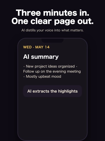 Capsule: Voice Journal & AI iPad screenshot