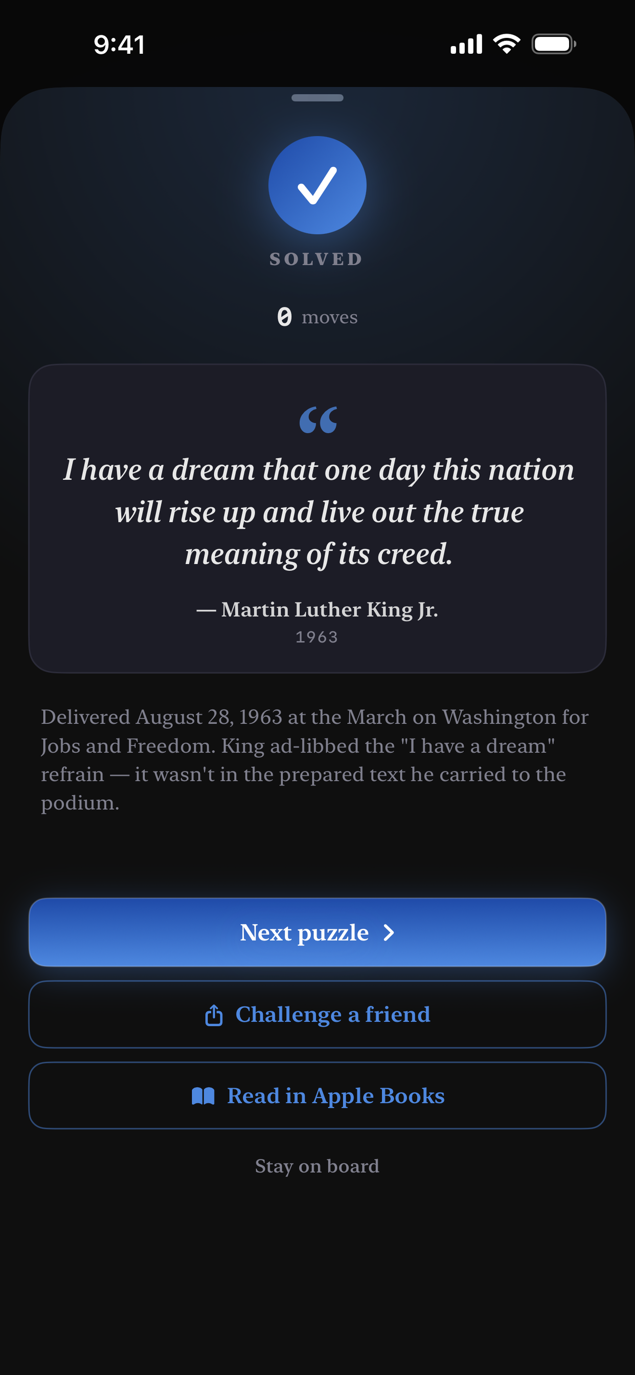 LineBy: Daily Quote Puzzle screenshot 4