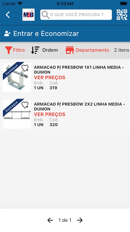 MSB Distribuidora App