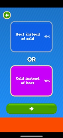 Would you rather party game . iPhone screenshot