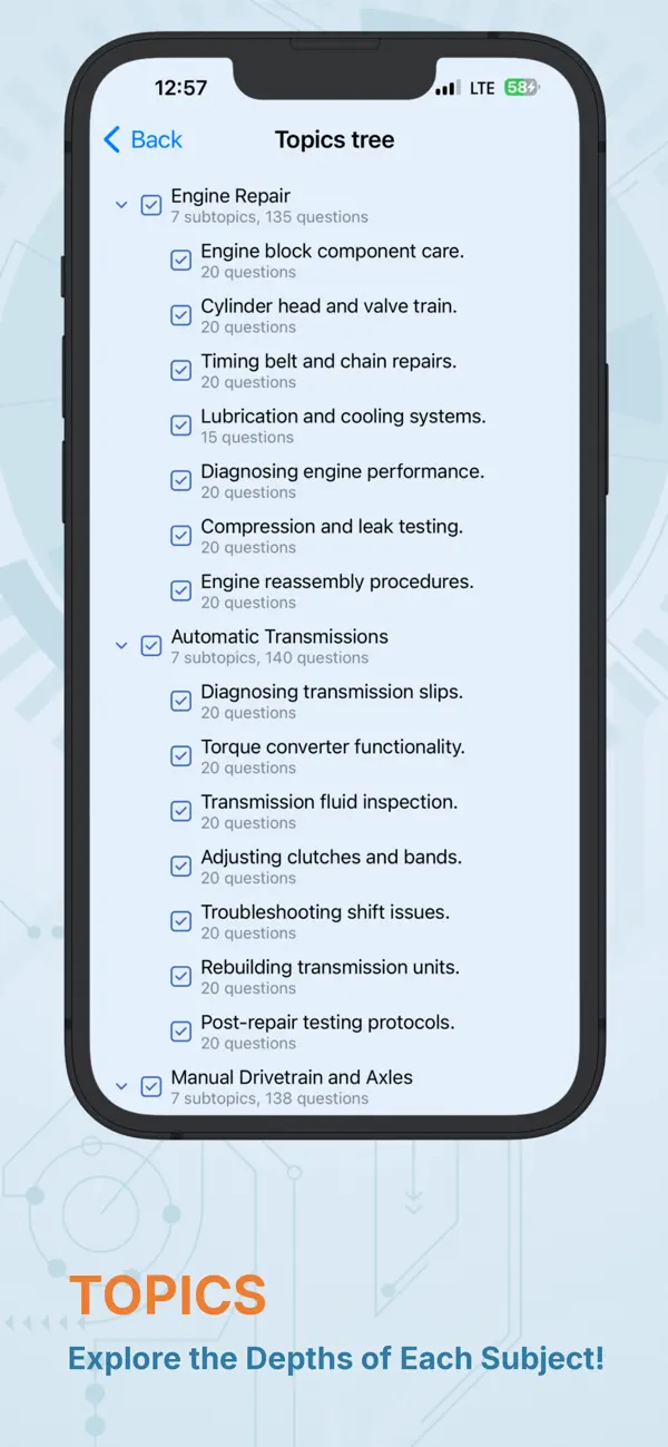 Screenshot #2 pour ASE Automotive Exam Test