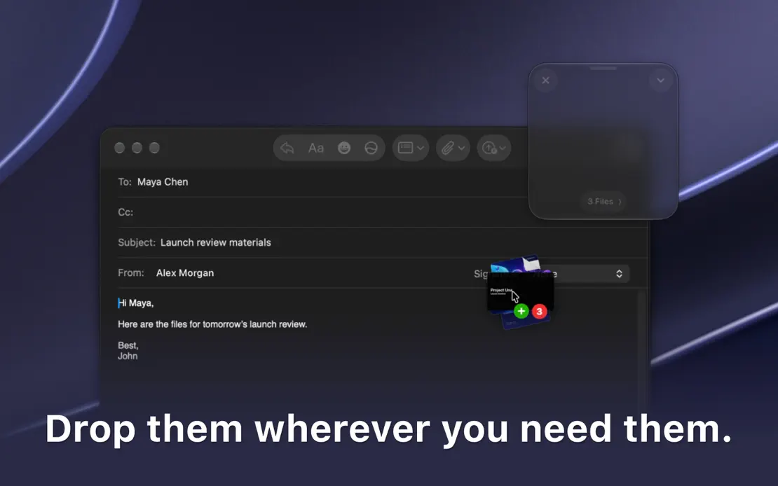 Dropover, App Store screenshot 2
