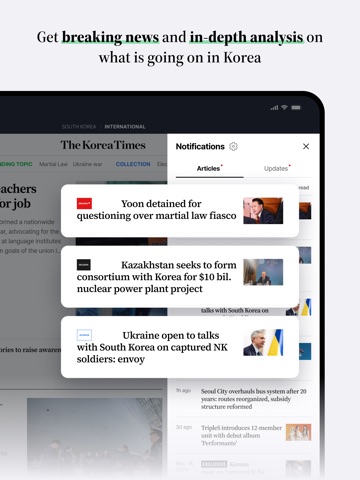 The Korea Times iPad screenshot 3