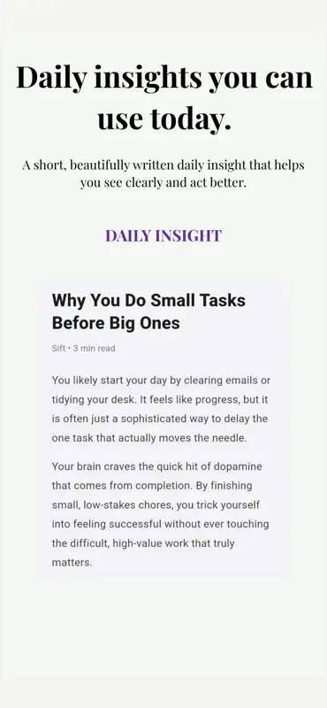 Sift – Daily News Briefing screenshot 6 of 8
