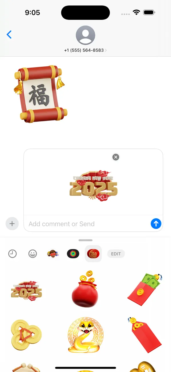 Screenshot #2 pour Chinese New Year - CNY Sticker