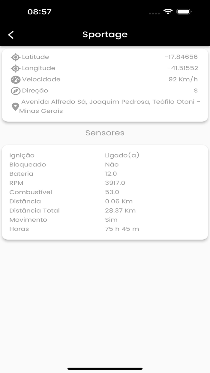 Rastreamento Rota