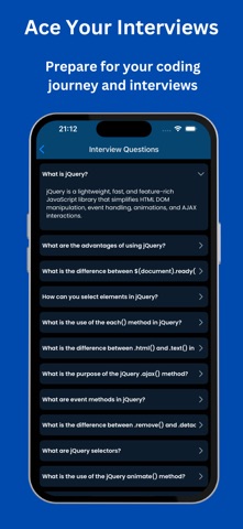 Learn jQuery: Code & Build iPhone screenshot