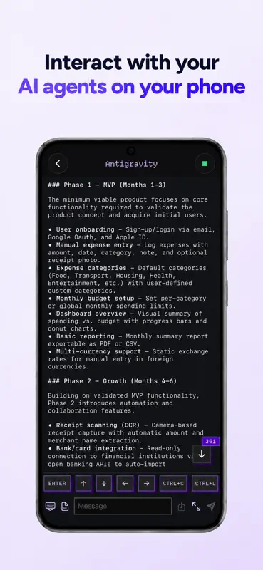 Mobaide: IDE for AI Agents screenshot 1 of 9
