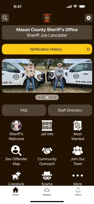 Mason County Sheriff TX screenshot 1