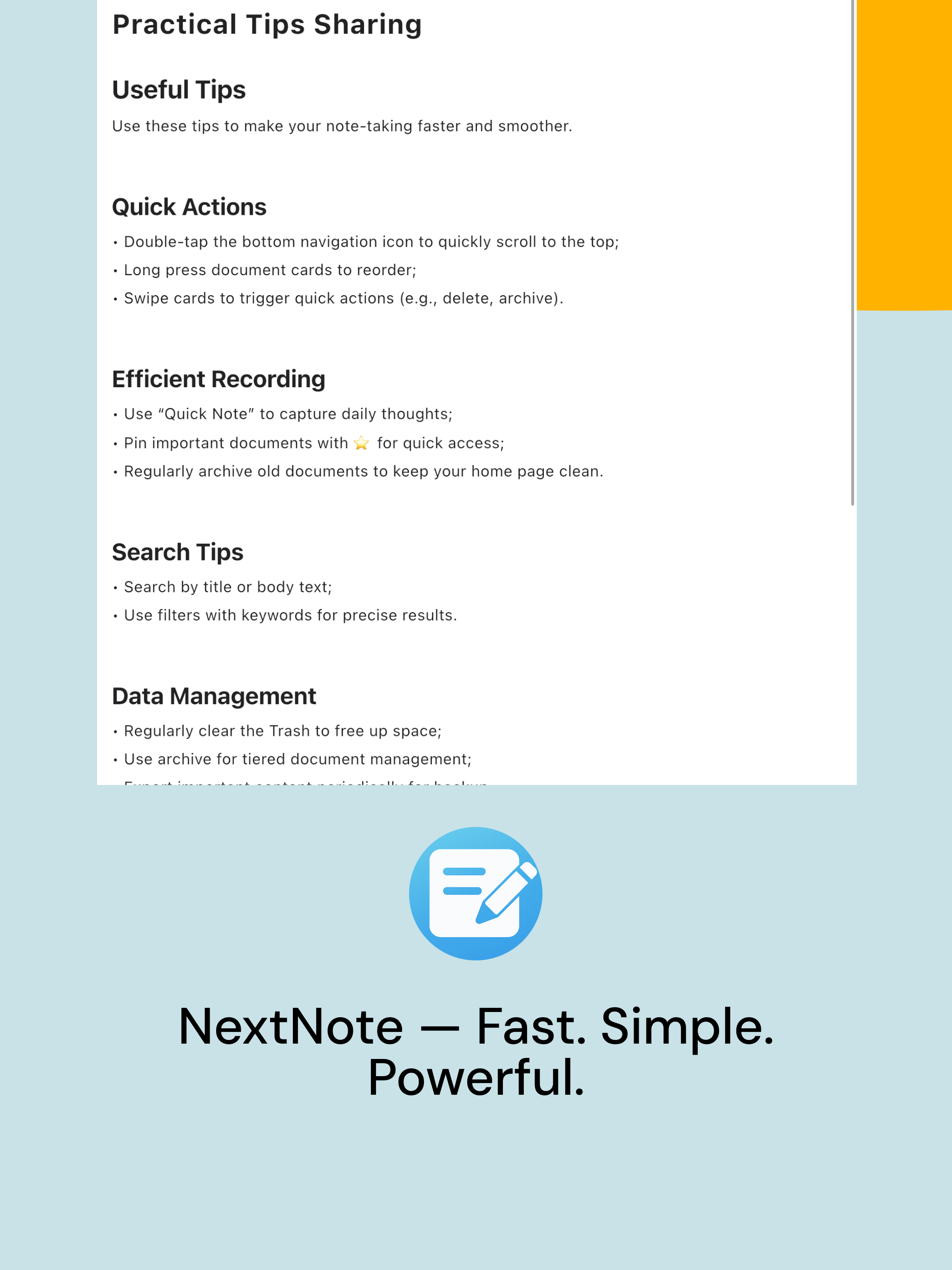 NextNote screenshot 7
