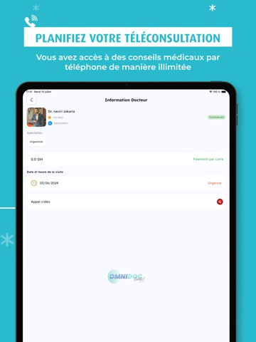 OmniDocteur iPad screenshot
