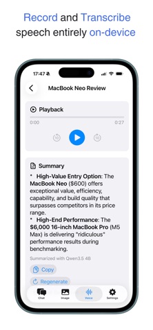 onLM — Offline AI Assistant iPhone screenshot