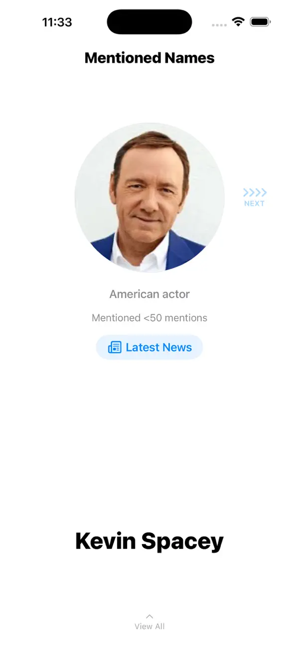 #2. Mentioned Names (iOS) Ved: TMETE LIMITED