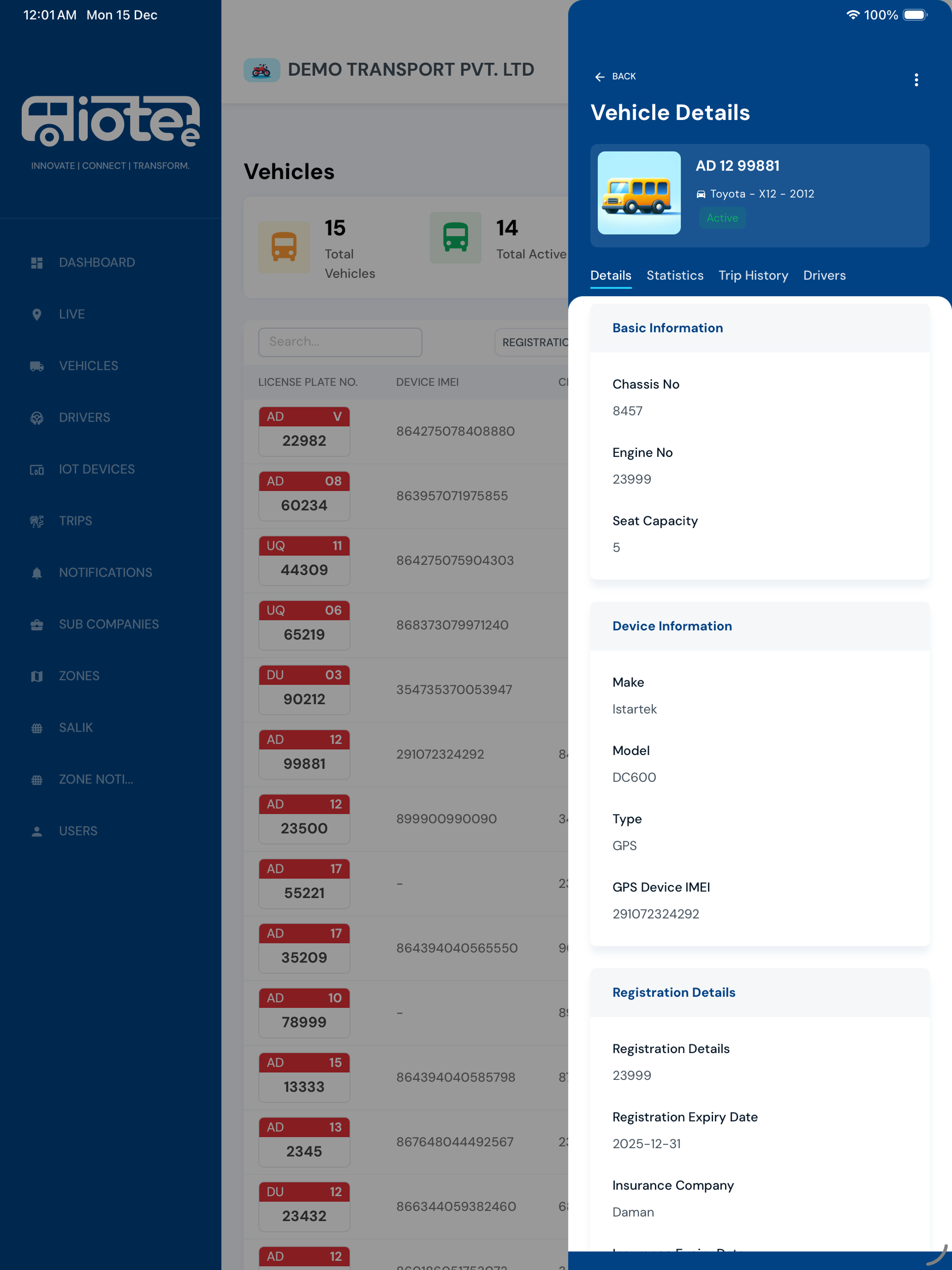 IOTee App