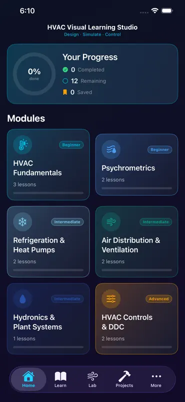 HVAC Visual Learning Studio screenshot 1 of 10