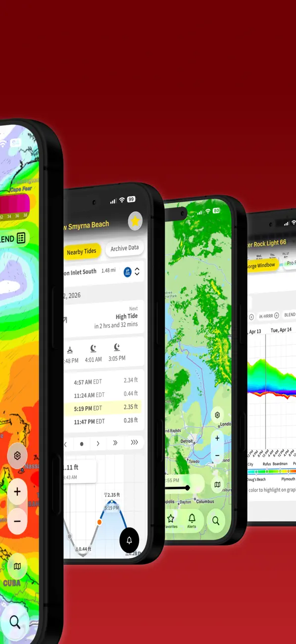Screenshot #2 pour WindAlert: Wind & Weather Map