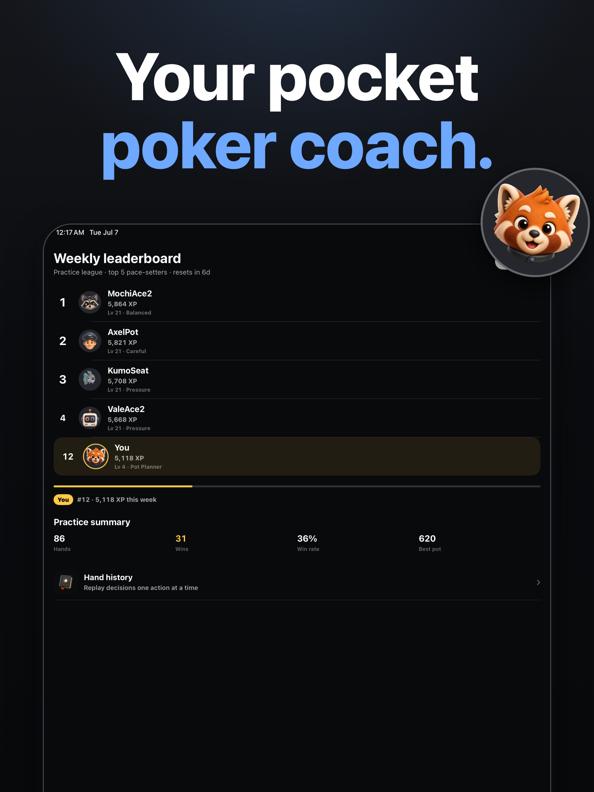 Handly: Learn Poker Offline screenshot 10