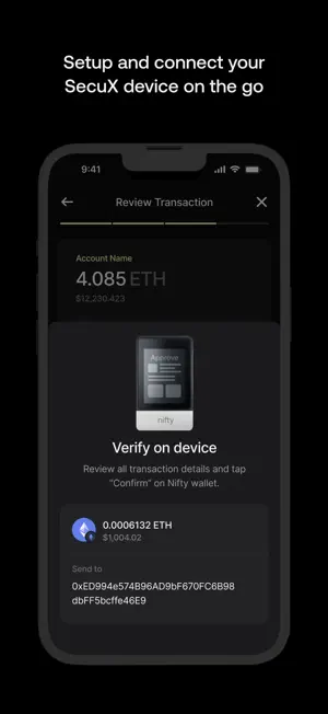 SecuX Wallet screenshot 3