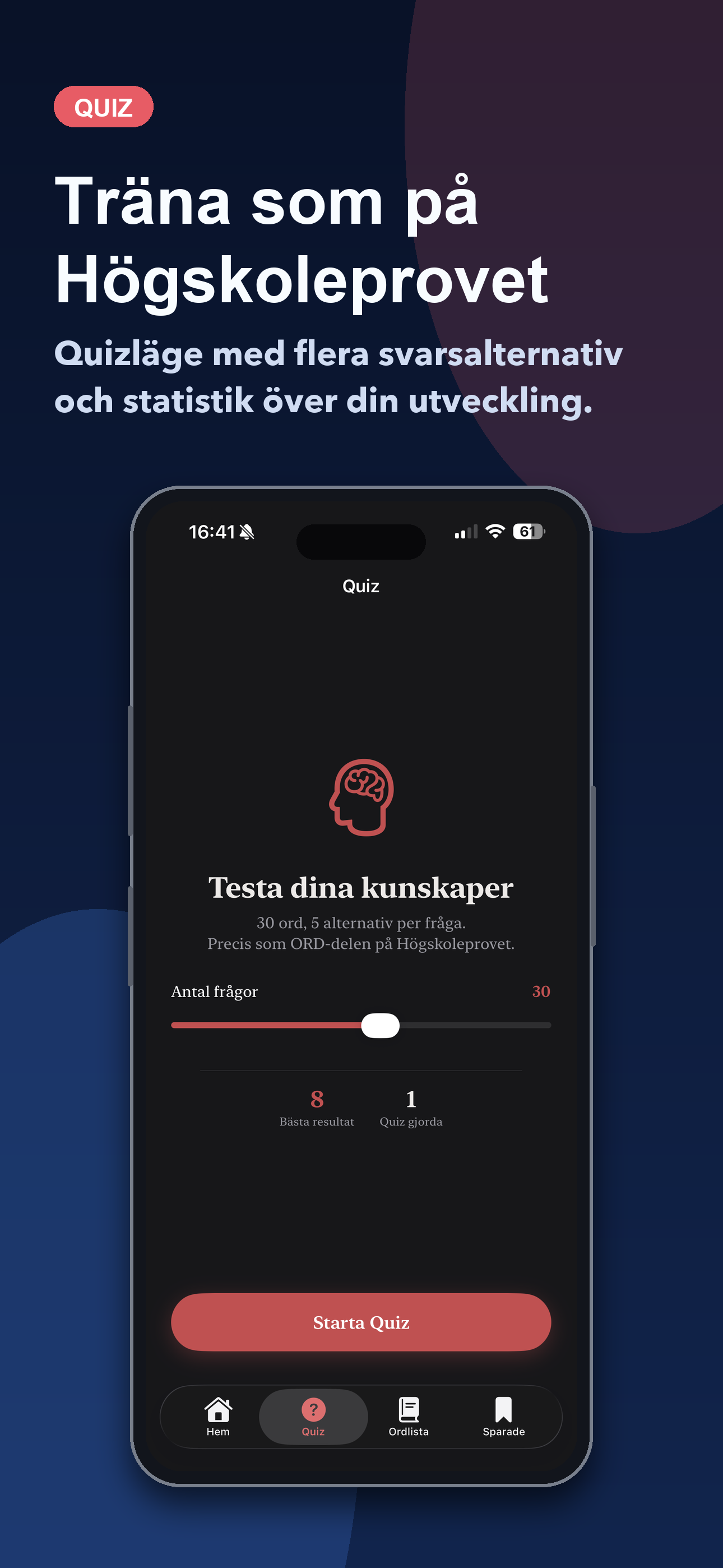 Högskoleprovet Ord