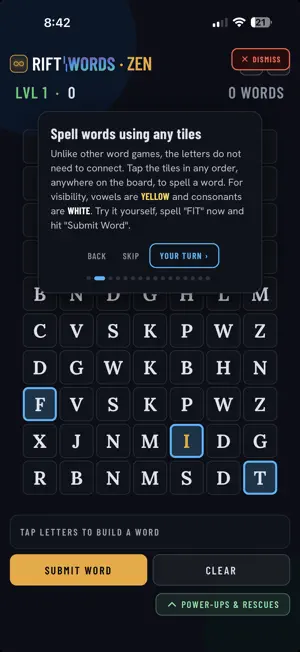 RiftWords • Daily Word Puzzle screenshot 2