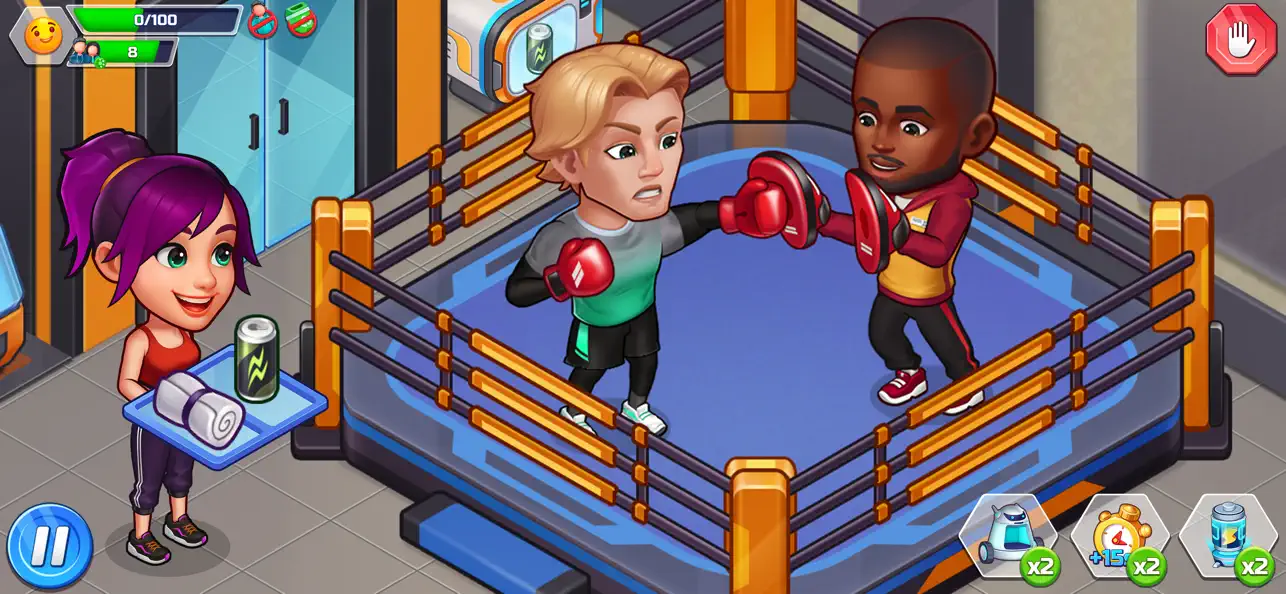 Happy Fitness: Gym Game Hack screenshot 3 - game app interface