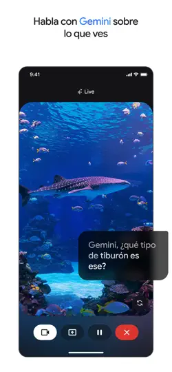 Captura de pantalla de Google Gemini en iPhone 6