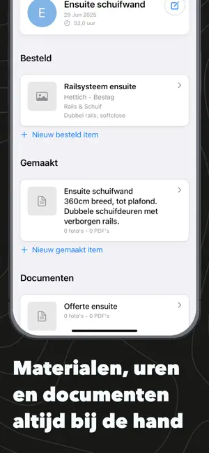 Objektus –Klus & projectbeheer screenshot 4