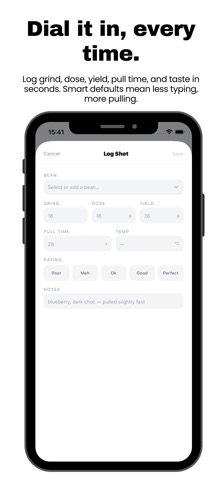 Dialed - Espresso Logbook Screenshot 2 of 5