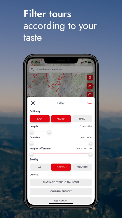 Rother: Hiking Tours & Maps Screenshot