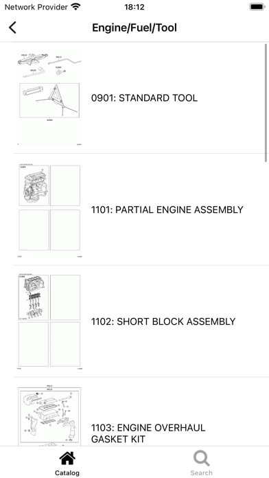 Car parts for Toyota Screenshot