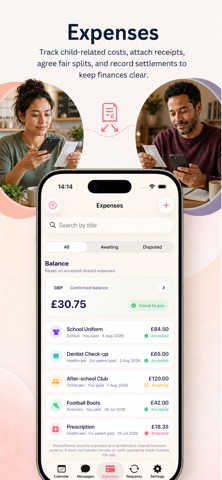 Co Parenting App: PeaceParent Screenshot 4 of 7