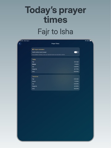 App screenshot