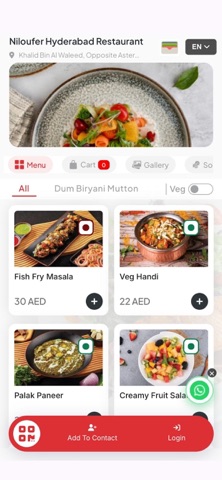 Niloufer Restaurant DXB screenshot
